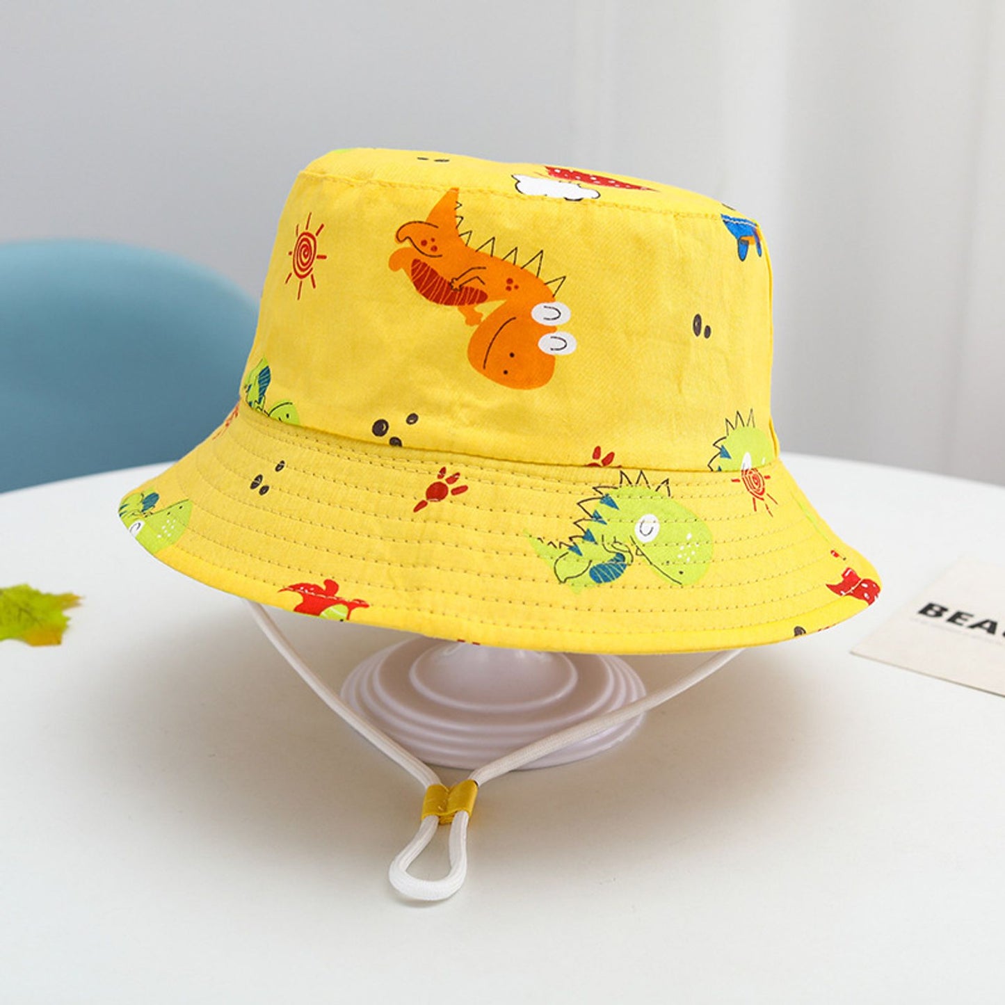 Sombrero de cubo con estampado de dibujos animados lindo unisex para niños